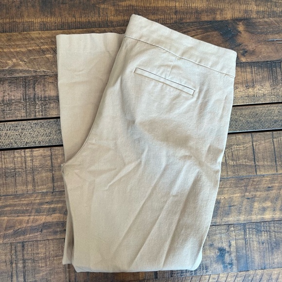 J. Crew Tan Ankle Cropped Pants - Picture 3 of 3